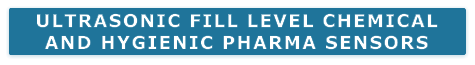 ultrasonic fill level hygienic pharma sensors page