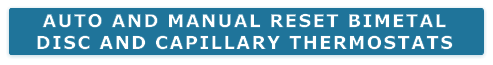 auto reset disc capillary thermostats page