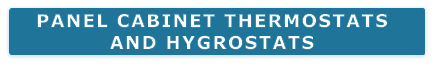panel cabinet thermostats hygrostats page