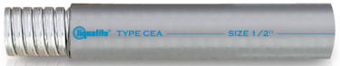 Type CEA Zero halogen Liquid tight steel flexible conduit