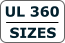 UL 360  SIZES